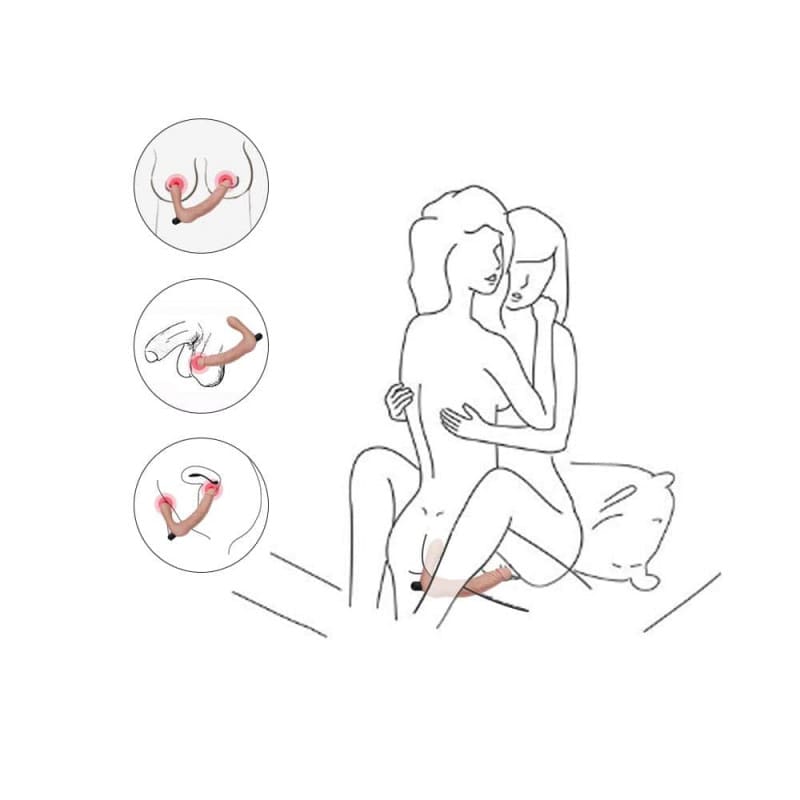 DV55K Dương vật giả silicone an toàn kích thích điểm G cực khoái
