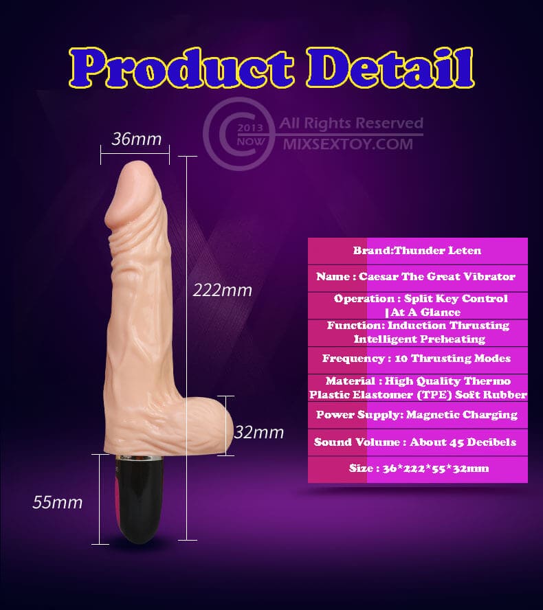 DV71A dương vật giả cao cấp rung thụt ấm nóng kích thích nữ