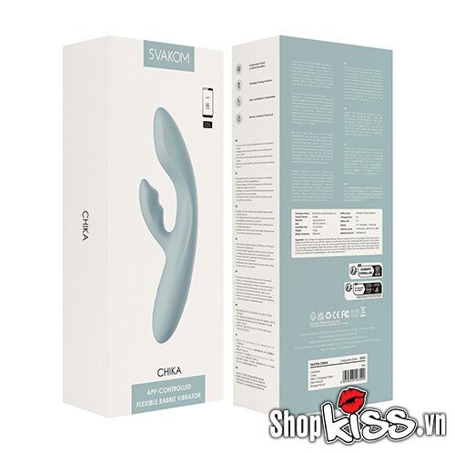 Sỉ Máy massage điểm G và âm vật có sưởi ấm Svakom Chika – Điều khiển qua app giá sỉ