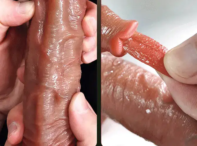 Cu giả rung thụt giá rẻ tự động làm sướng âm đạo nữ màu da tự nhiên