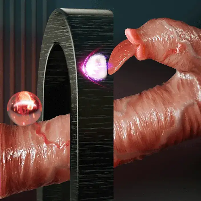 Cu giả rung thụt giá rẻ tự động làm sướng âm đạo nữ màu da tự nhiên