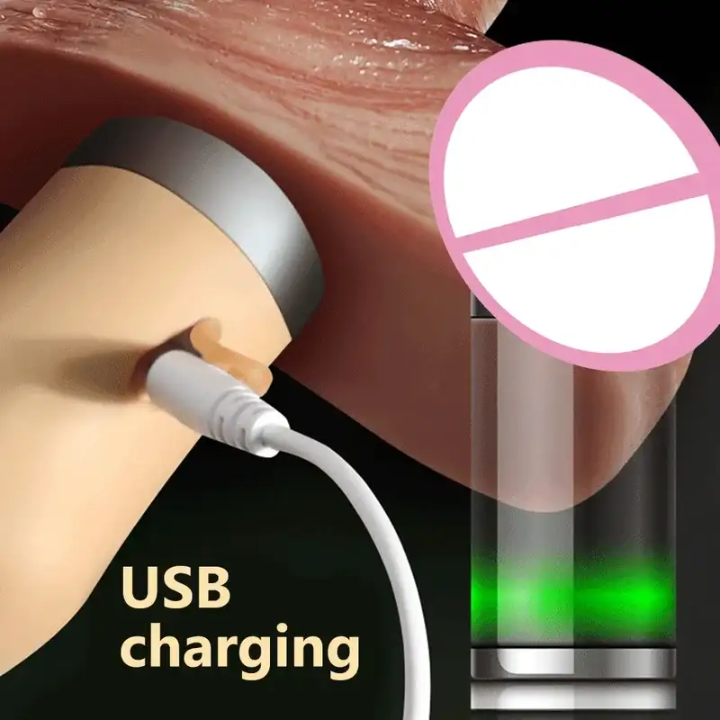 Cu giả rung thụt giá rẻ tự động làm sướng âm đạo nữ màu da tự nhiên