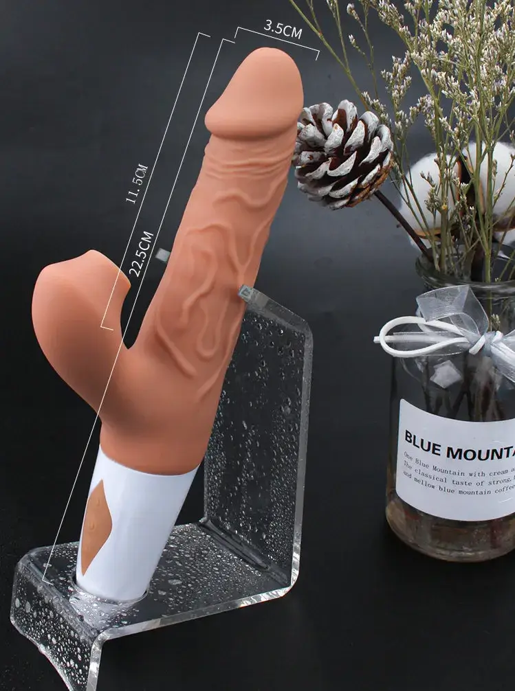 Cu giả rung thụt bú mút hột le DV73B silicone y tế kích thích điểm G âm vật nữ cực khoái là cách làm cho phụ nữ sướng phê