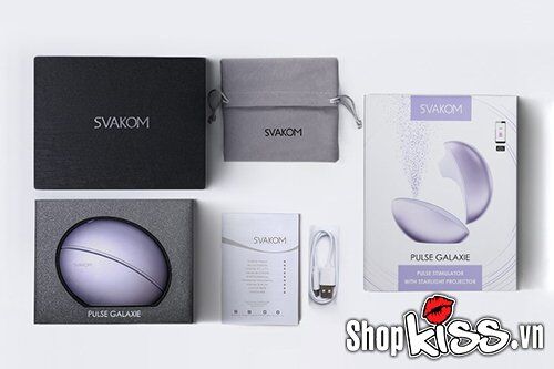  Đại lý Máy kích thích âm vật kết hợp máy chiếu Starlight Svakom Pulse Galaxie – Điều khiển qua app hàng xách tay