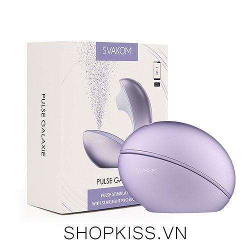 Máy kích thích âm vật kèm máy chiếu Starlight Svakom Pulse Galaxie
