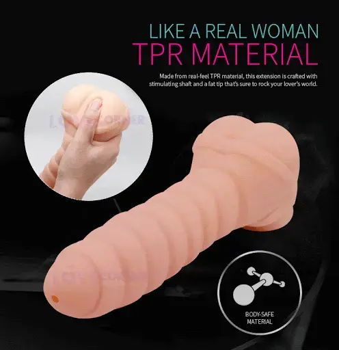 Dương vật giả Strongerman DV36E 2 in 1 siêu khủng chất liệu TPR