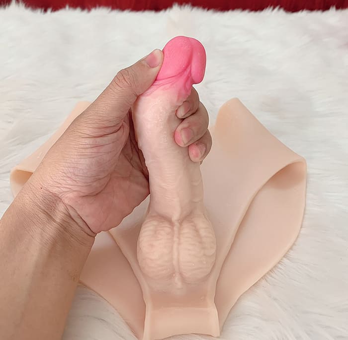 DV65Y dương vật giả liền quần cao cấp kích thích cho nam nữ