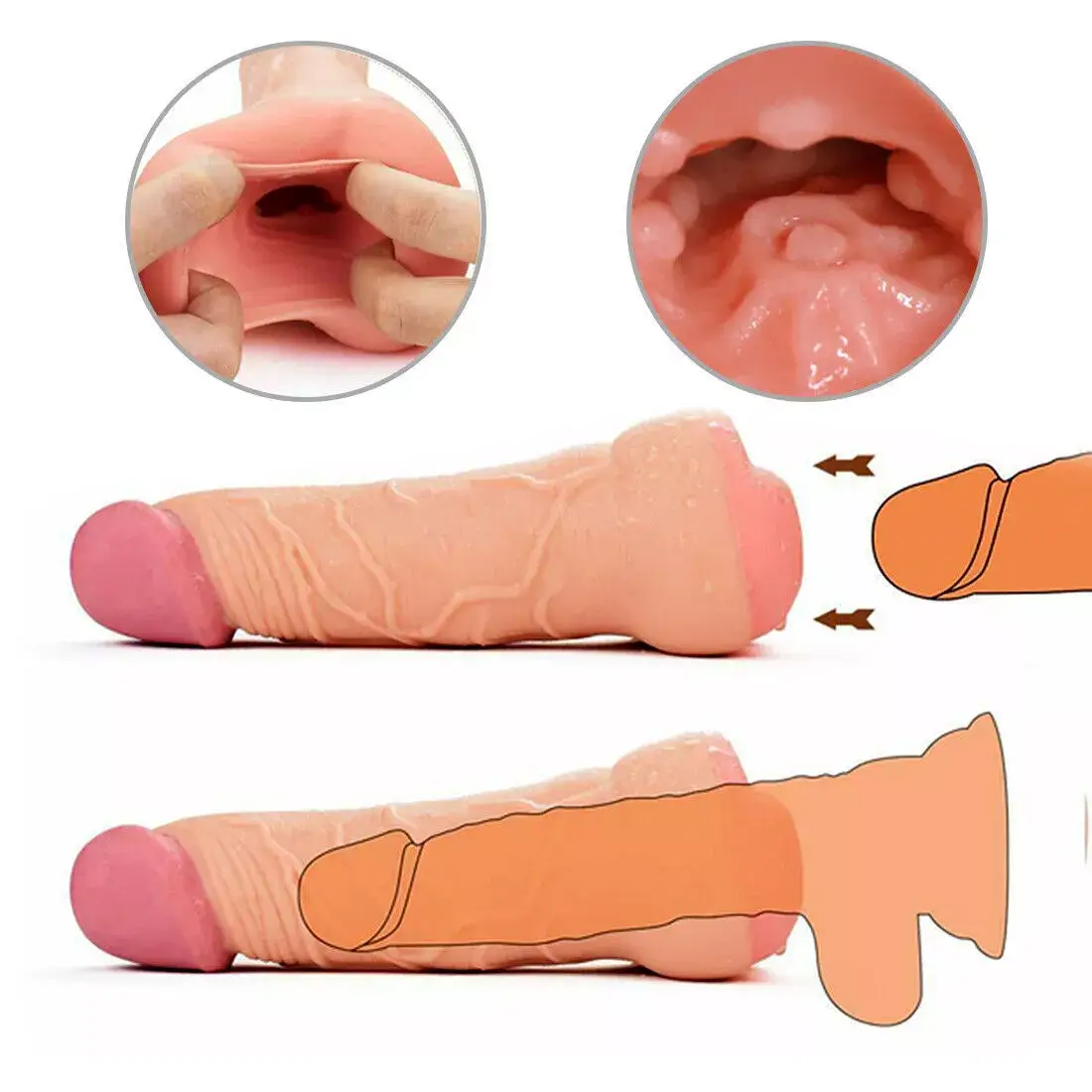 Dương Vật Giả Khổng Lồ DV36K TPR Silicone An Toàn Kích Thích