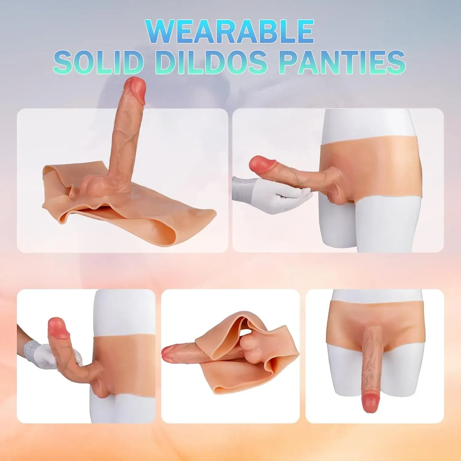 Dương vật giả liền quần DV65G6 size lớn 19cm kích thước chuẩn khoái cảm