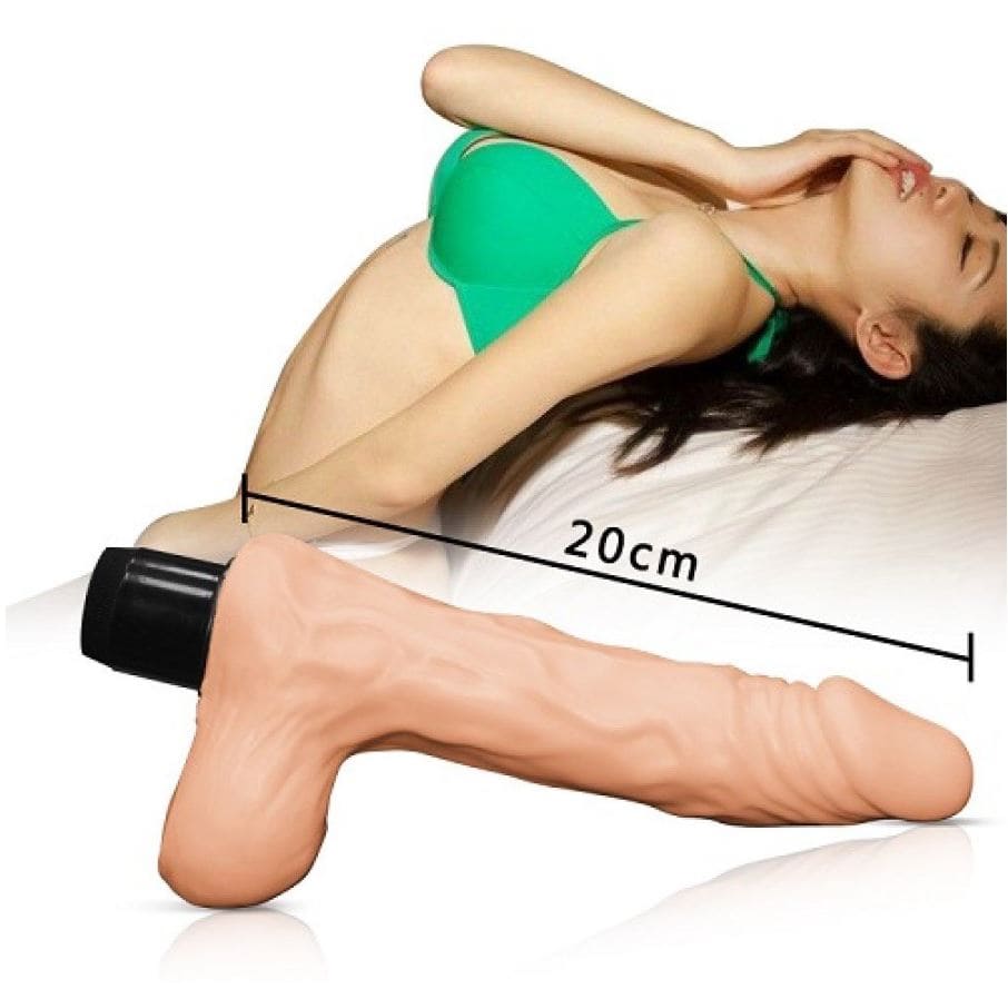 DV55B dương vật giả rung mạnh siêu mềm mại kích thích cực đỉnh