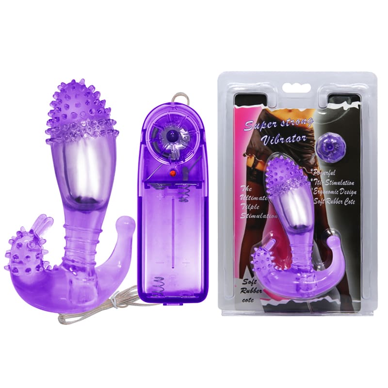 DC63 Spiked Super Vibrating Dildo Multiple Orgasms