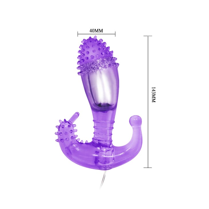DC63 Spiked Super Vibrating Dildo Multiple Orgasms