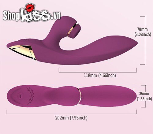 Suction Kiss G-Spot Clitoral Vibrator – Soft Silicone