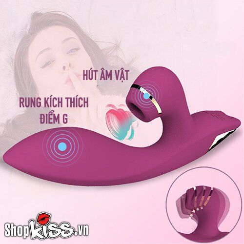  Mua Máy massage rung hút điểm G và âm vật Suction Kiss hàng mới về