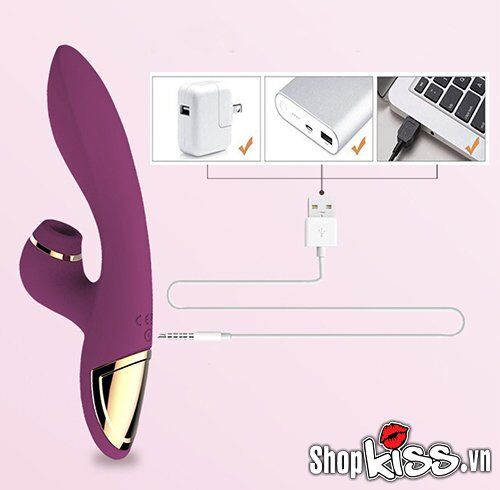 Suction Kiss G-Spot Clitoral Vibrator – Soft Silicone