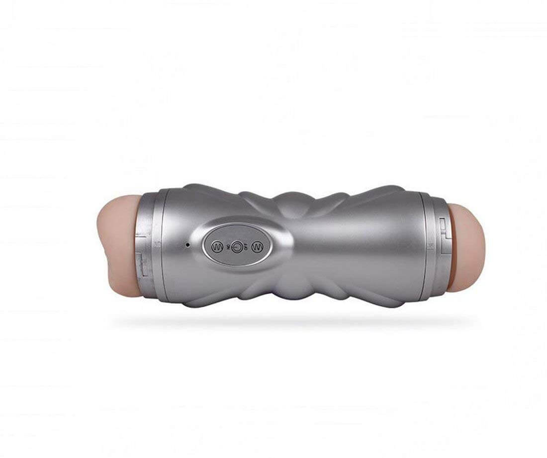 DC17X Dual-Ended Soft Masturbation Cup with Vibration
