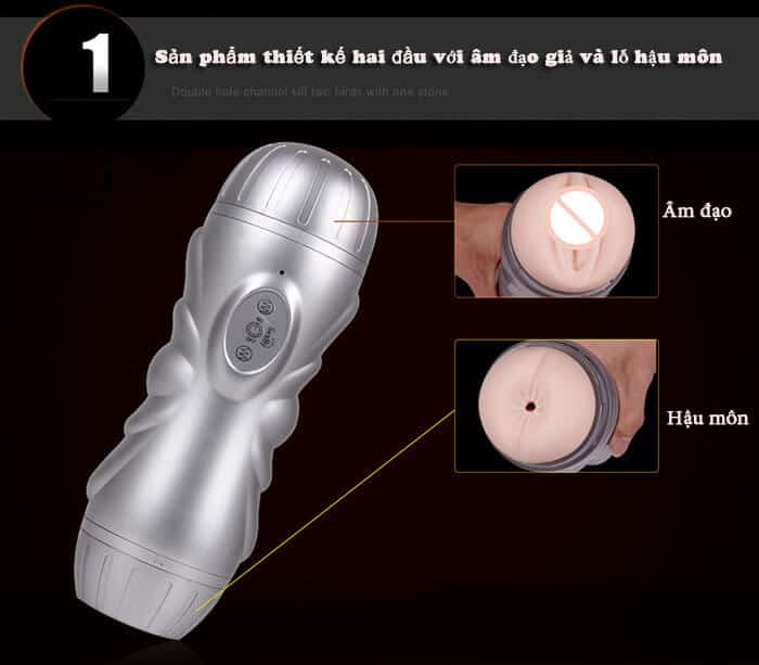 DC17X Cốc tự sướng siêu mềm 2 đầu kích thích cực phê bảo hành