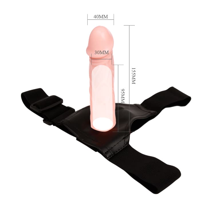 DC65F Dương vật dây đeo rỗng nhỏ tăng khoái cảm hỗ trợ sinh lý nam