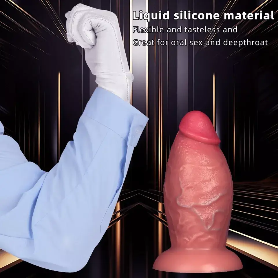Cu giả siêu to DV54Q silicon gân guốc như thật đế hút cực đã Cu giả siêu to DV54Q silicon gân guốc như thật đế hút cực đã