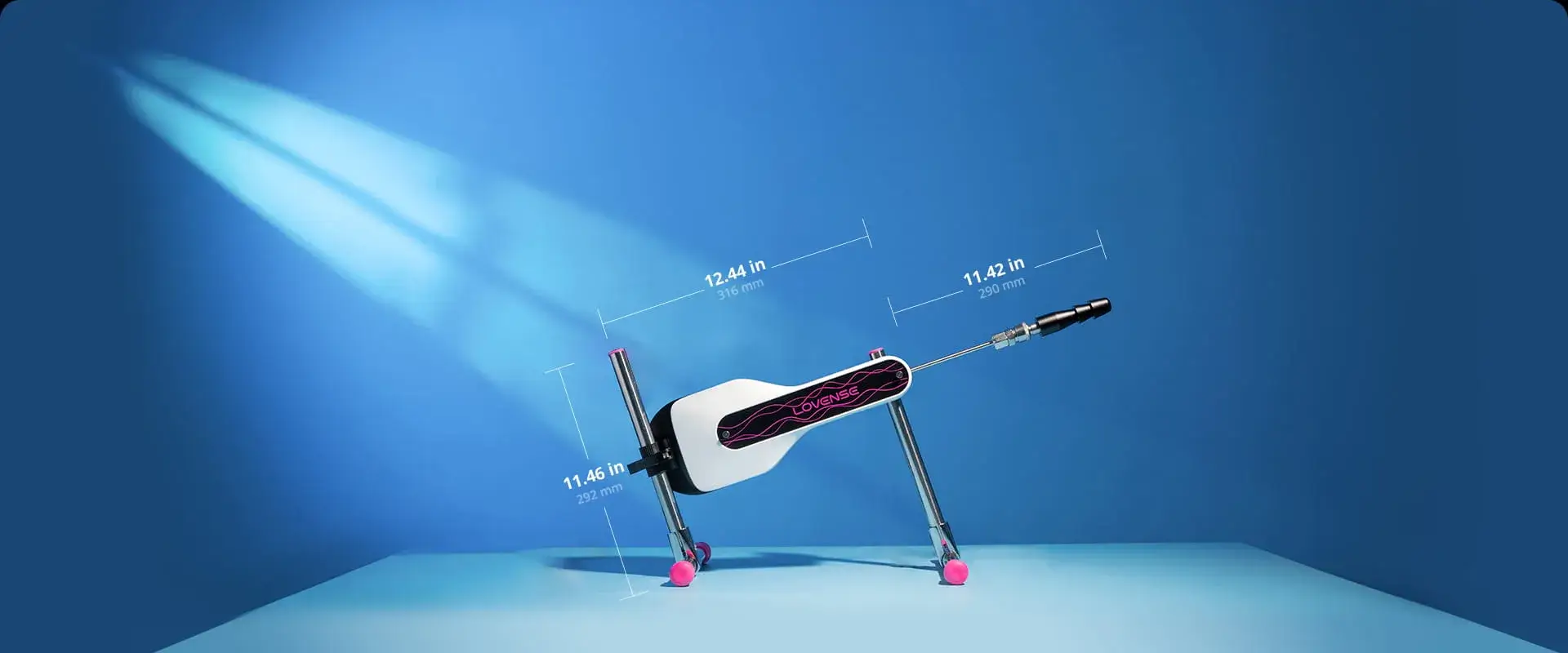 Máy thủ dâm tự động Lovense Mini DC50S dương vật giả silicon rung