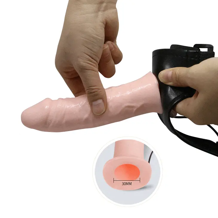 Dương vật giả dây đeo rỗng DC65U tăng kích thước, kích thích mạnh