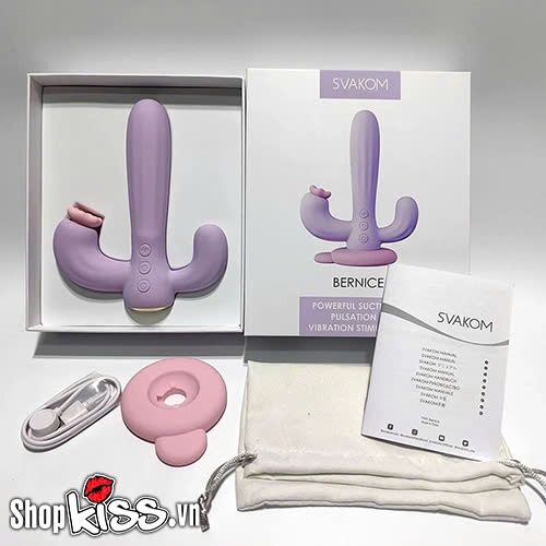 Dụng cụ kích thích đa điểm Svakom Bernice 3 nhánh cao cấp tiện lợi
