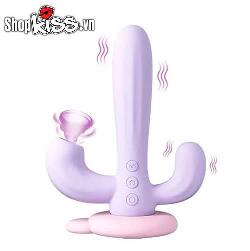 Dụng Cụ Kích Thích Đa Điểm Svakom Bernice Silicone 3 Nhánh