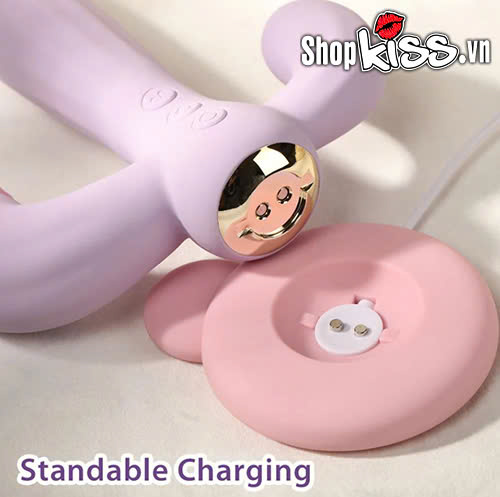 Dụng Cụ Kích Thích Đa Điểm Svakom Bernice Silicone 3 Nhánh
