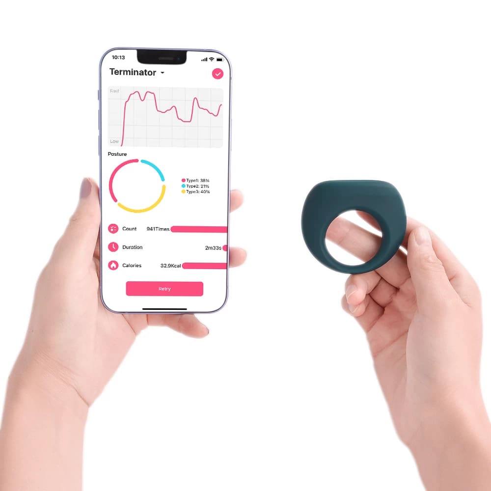 Vòng rung kích thích dương vật đeo tay âm đạo tăng khoái cảm