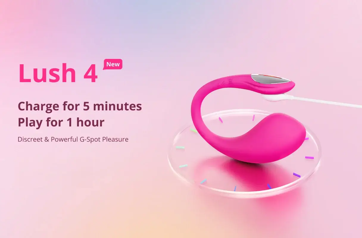 Trứng Rung Lovense Lush 4 Bluetooth Cao Cấp Rung Mạnh PK