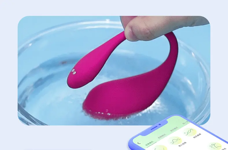 Trứng rung EG34F silicone mềm mại điều khiển App rung mạnh