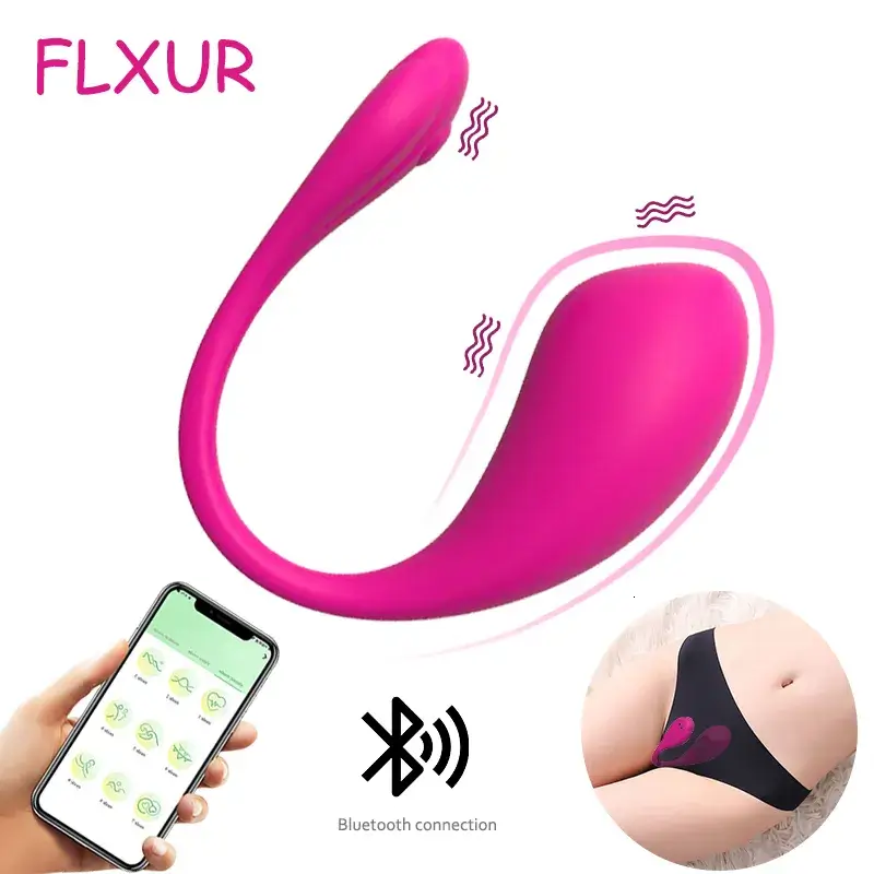 Trứng rung EG34F silicone mềm mại điều khiển App rung mạnh