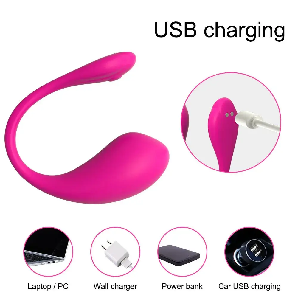 Trứng rung EG34F silicone mềm mại điều khiển App rung mạnh