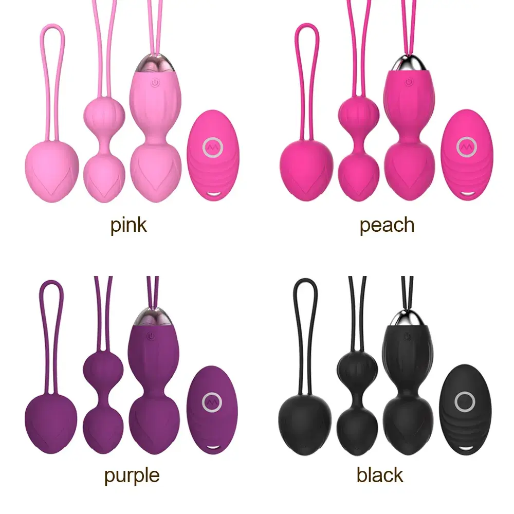 Bóng Tập Kegel Rung DC49C 3 Bóng Điều Khiển Từ Xa Se Khít