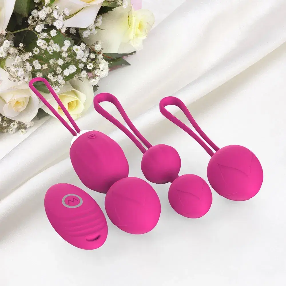 Bóng Tập Kegel Rung DC49C 3 Bóng Điều Khiển Từ Xa Se Khít