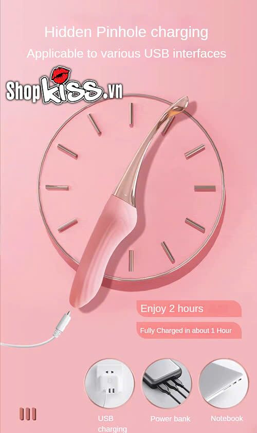 Bỏ sỉ Thanh rung massage 2 đầu có 3 đầu phụ Jiuai Tanchun giá sỉ Bỏ sỉ Thanh rung massage 2 đầu có 3 đầu phụ Jiuai Tanchun giá sỉ