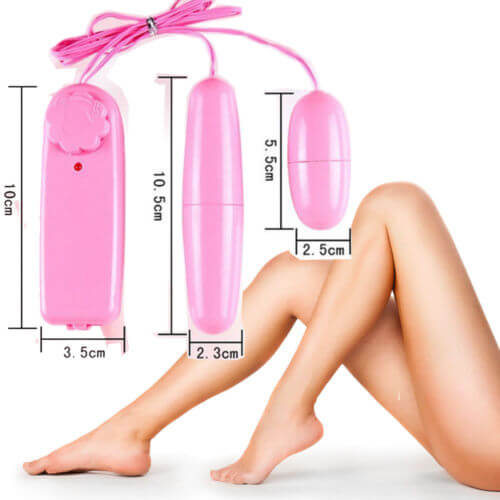 DC04 Trứng rung tình cảm đôi siêu mạnh tăng khoái cảm