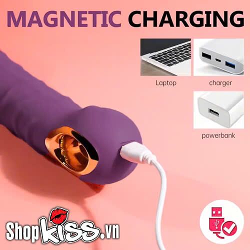 Jump-O G-Spot 10 Mode Silicone Rechargeable Vibrator