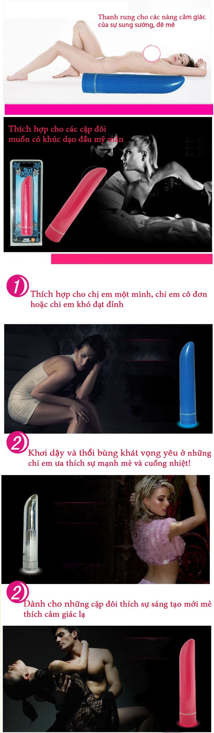 Đồ chơi rung MS27C cao cấp, thỏa mãn sinh lý phái đẹp