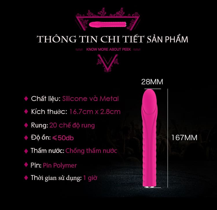 Que rung tình dục MS40A cao cấp mát xa điểm G kích thích mạnh mẽ