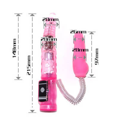 DV05A Dương vật giả cao cấp điều khiển từ xa rung xoay kích thích nữ