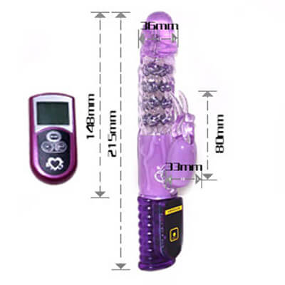 DV06A dương vật giả điều khiển từ xa, xoay 360, kích thích cực đỉnh