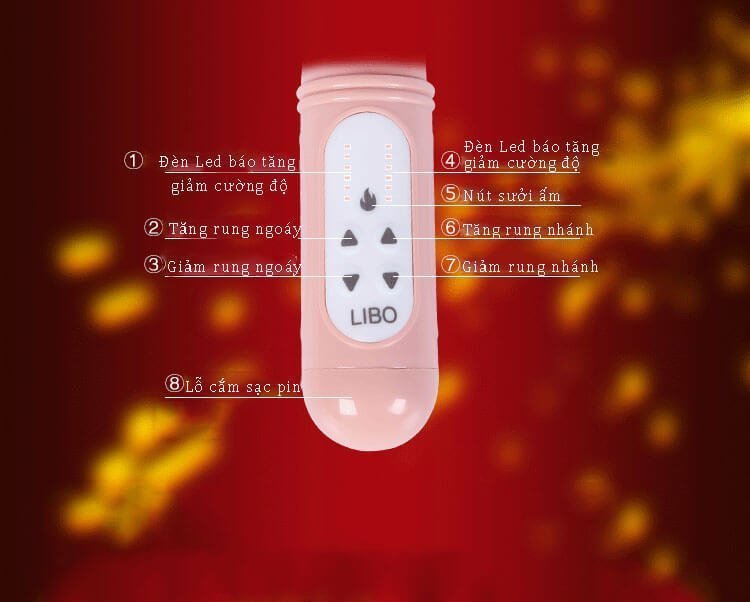 DV13E dương vật giả đa chức năng rung thụt kích thích cực mạnh