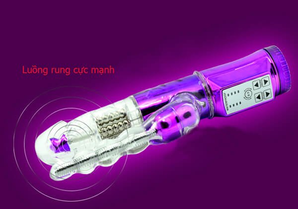 DV20 dương vật giả cao cấp Loveaider rung xoay kích thích hậu môn mới