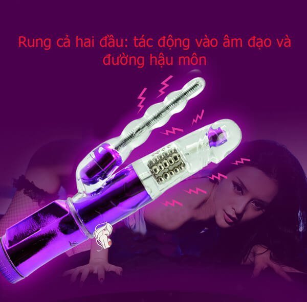 DV20 dương vật giả cao cấp Loveaider rung xoay kích thích hậu môn mới