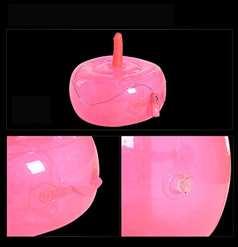 DC05A Dương Vật Giả Rung Nhún Đệm Hơi Chân Thực Mê Đắm