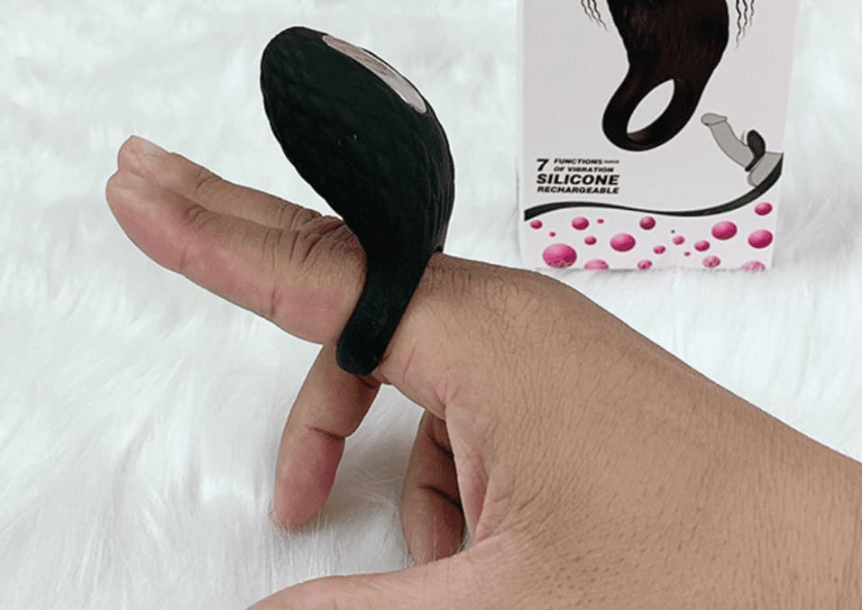 Vòng rung kích thích cậu nhỏ ngón tay tăng khoái cảm mạnh Vòng rung kích thích cậu nhỏ ngón tay tăng khoái cảm mạnh