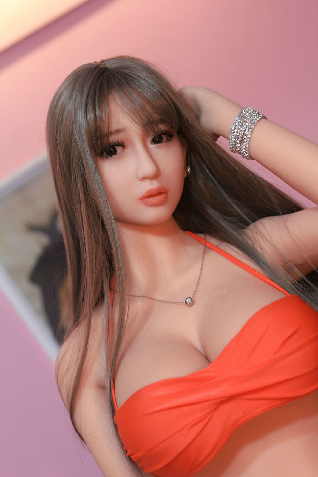 Búp bê JYDOLL B32 1m58 chân dài 3 vòng đầy đặn đáng yêu chất lượng cao