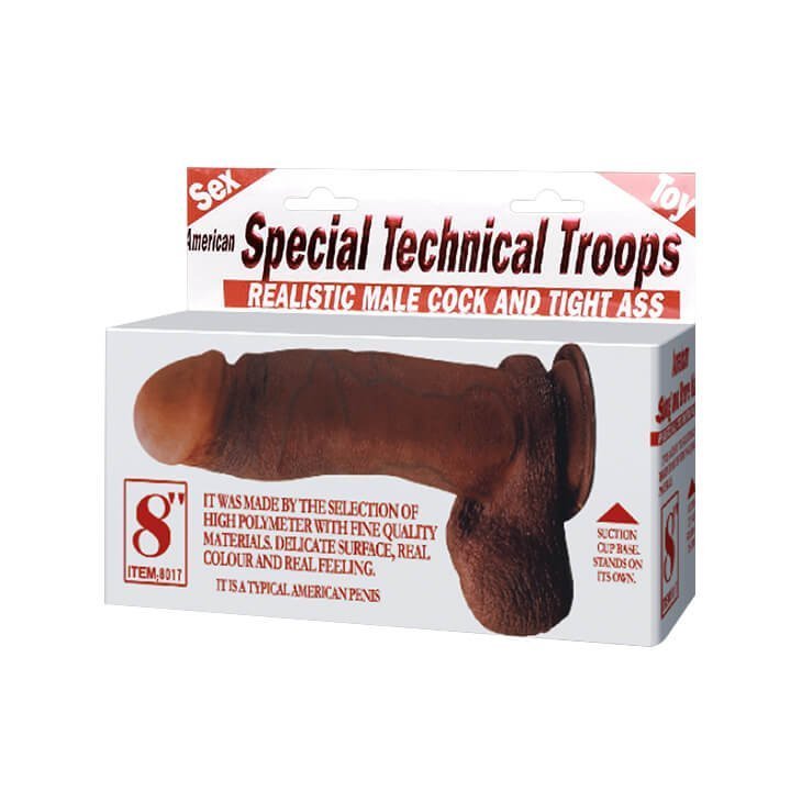 Dương Vật Giả DV04 Silicon Rung Ngoáy Gắn Tường Châu Phi