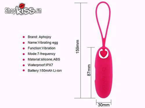 Trứng rung lưỡi liếm Aphojoy cao cấp điều khiển từ xa